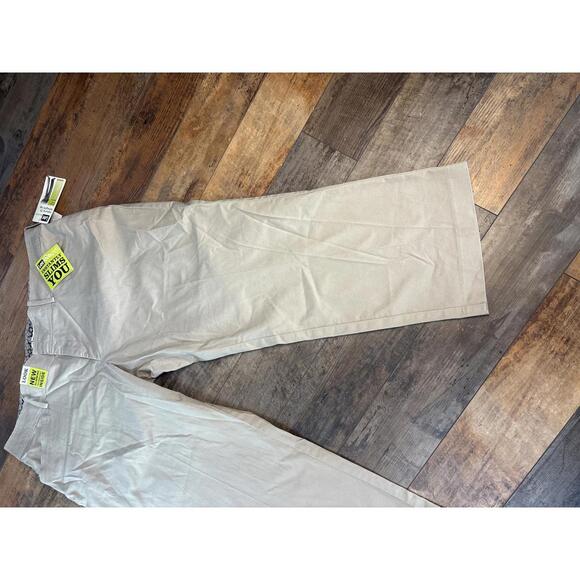 Lee natural straight leg Women's Khaki Dress Pants Size 14 - Picture 3 of 9